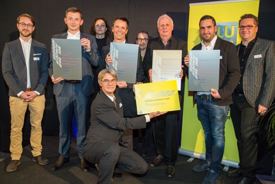 wiesflecker-architekten mit dem Siegerprojekt, der HBLA für Tourismus in St. Johann in Tirol