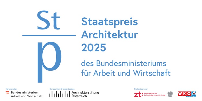 Die Broschüre zum Staatspreis Architektur 2025 ist unter office@architekturstiftung.at kostenlos zu bestellen. – © Architekturstiftung Österreich