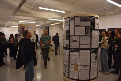 Ausstellungseröffnung "geld . macht . raum" am 7. November 2025