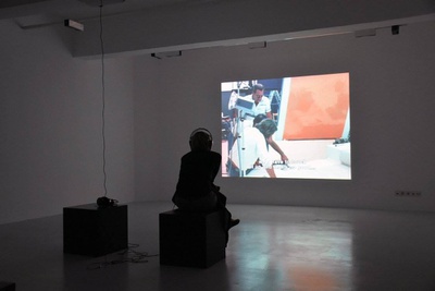 Ausstellungseröffnung "Harun Farocki, Antje Ehmann: Arbeitsverhältnisse" im aut.