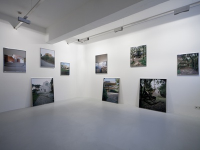 Blick in die Ausstellung "Italomodern" im aut