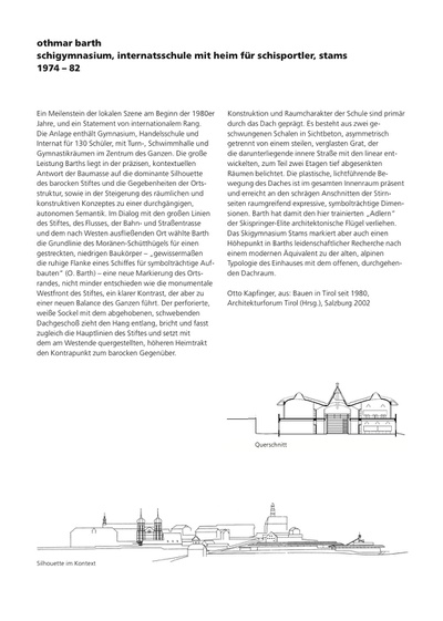 Einführungsseite Schigymnasium Stams