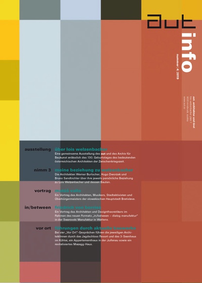 Cover aut: info 4/19 Cover aut: info 4/19