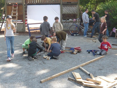 "Parkwerkstatt" für Kinder