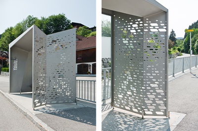 Bus-Wartehäuschen, Ybbsitz, 2010