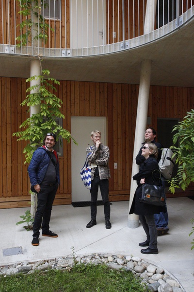 Besichtigung Wohnbau Max-Mell-Allee, Nussmüller Architekten