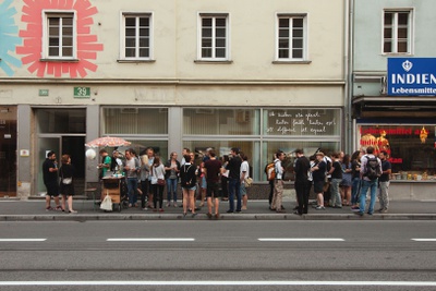 PopUpGallery Annenstraße von Martin Grabner – Architektursommer 2015