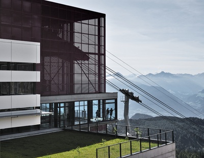 Bergbahn Meran, 2000, Architekt Roland Baldi