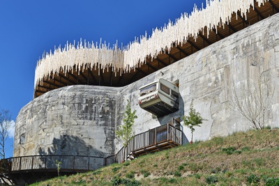 ORTE_Architekturreise_NachbarORTE Suedtirol_ Bunker 23 Selbstinitiiertes Projekt von Benny Spinn