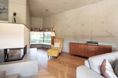 Beton trifft Holz