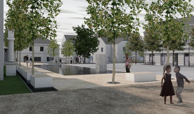 Wettbewerb, Kirchplatz Purgstall, 2016