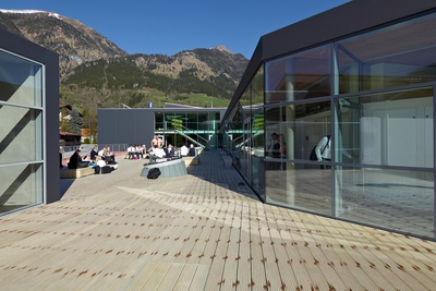 Tourismusschule - Bad Hofgastein, 2010, Dachterrasse