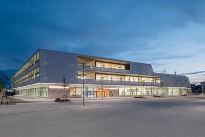 Bundesschule Aspern - Wien 22, 2017, Ansicht Ost