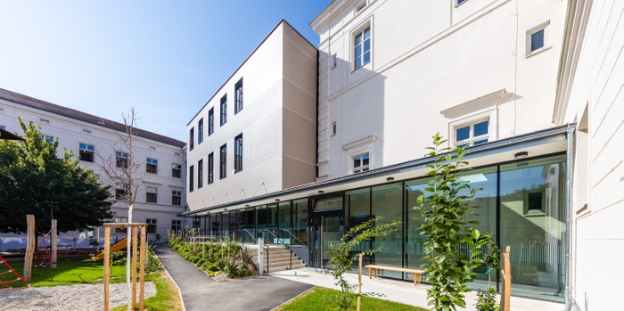 Schule Hafnerplatz mit Josef Ruhm, 2023