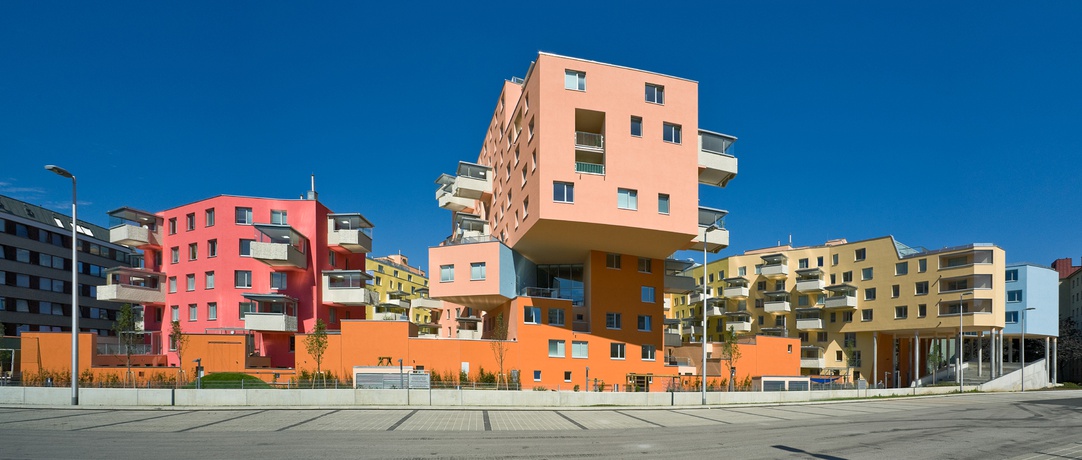 Niedrigenergie-Wohnhaus mit Veranden, Buchengasse Wien, 2008