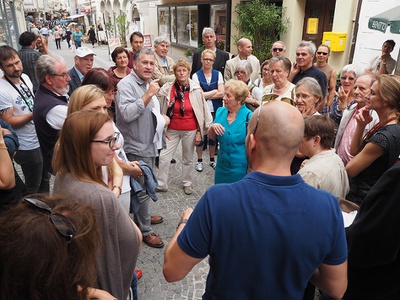 Leerstandsrundgang 1 – © Heidrun Schlögl Leerstandsrundgang 1