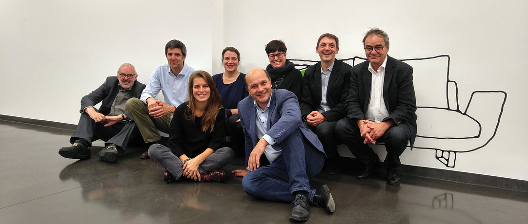 v.l.n.r.: Norbert Steiner, Timo Riess, Carina Sacher, Anna Soucek, Johannes Pressl, Franziska Leeb, Franz Denk, Nott Caviezel