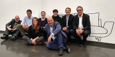 v.l.n.r.: Norbert Steiner, Timo Riess, Carina Sacher, Anna Soucek, Johannes Pressl, Franziska Leeb, Franz Denk, Nott Caviezel