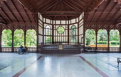 Musikpavillon im Kurpark Reichenau – © Andreas Buchberger Musikpavillon im Kurpark Reichenau
