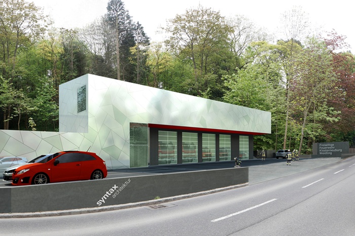 Feuerwehrgebäude FF Weidling, Rendering