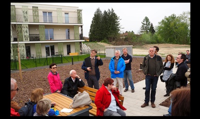 _17 – Die Wohnsiedlung nach einem Entwurf von Goya-Architekten brachte der Gemeinde eine Auszeichnung. Sie wächst langsam auf dem Areal des ehemaligen Europa-Bades.