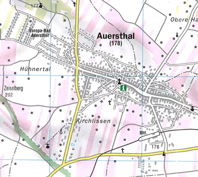 GEHspräch in Auersthal – © Karte: © Martin Rührnschopf | ORTE GEHspräch in Auersthal