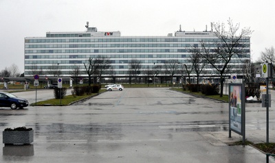 Verwaltungsgebäude "EVN" - Maria Enzersdorf, Planung: Gustav Peichl, Wilhelm Hubatsch und Franz Kiener, 1962