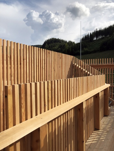 Dachebene, Blickrichtung Süd