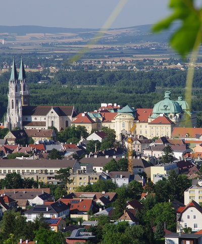 Ansicht Stift – © Stadtgemeinde Klosterneuburg, Zibuschka Ansicht Stift