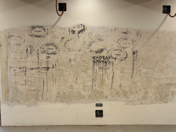 Schüttkasten Gut Petronell _ Wandmalerei