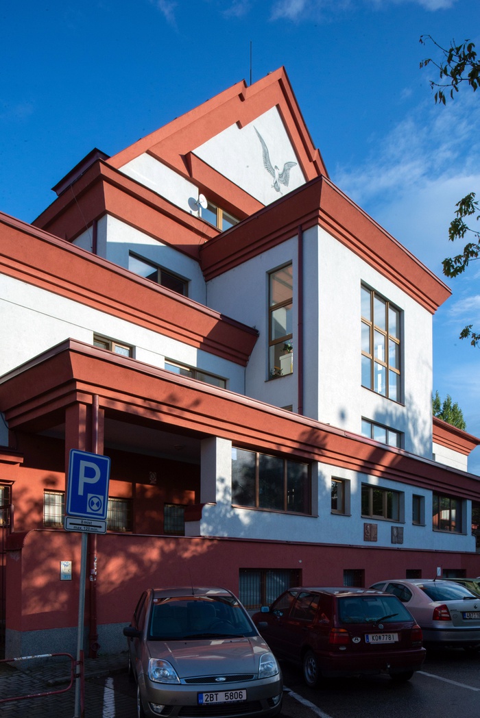 Sokol Vereinsgebäude, 1924, Architektur: Miloslav Kopriva