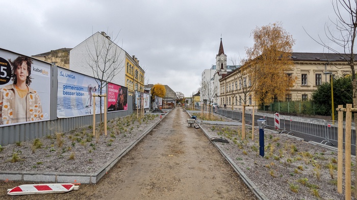 Baustellenfoto, Winter 2023/24