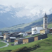 Dorfansicht Vrin – © Lucia Degonda Dorfansicht Vrin