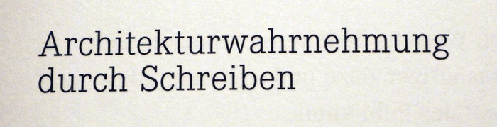 Aus „Walter Zschokke. Texte“