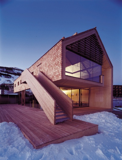 Österreich Haus – Österreich-Haus | 
Olympische Winterspiele Turin 2006 | Bischofshofen 
Anerkennung - Salzburger Holzbaupreis 2007 
Rosenheimer Holzbaupreis 2006 / Studentenjury