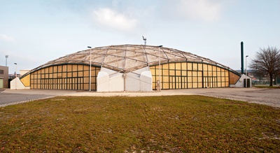 Sporthalle -Hollabrunn, Arch. Helmut Leierer, 1975