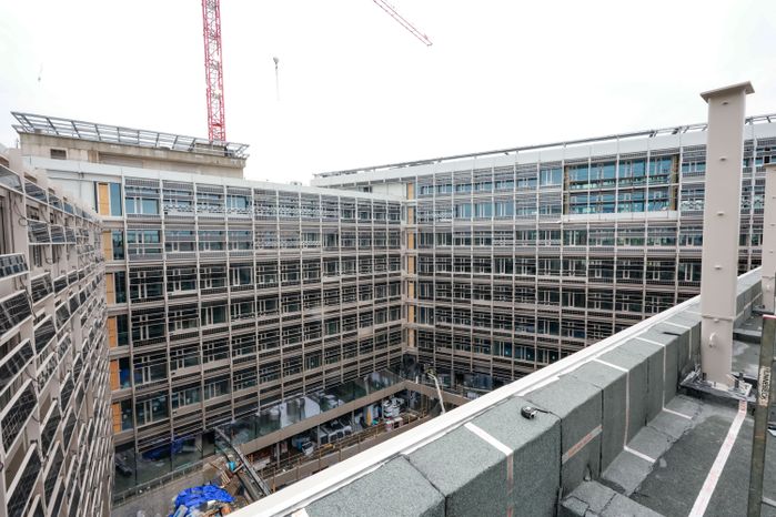 Eindrücke von der LDZ-Baustelle im Rahmen des Medien-Rundgangs am 30. Jänner 2026.