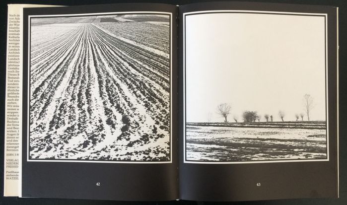 "Naive Architektur in Niederösterreich" (1977)   S.42 Verschneites Feld bei Wartberg  S.43 Winterlandschaft mit Weiden  "Beim Galgen" bei Grosskrut