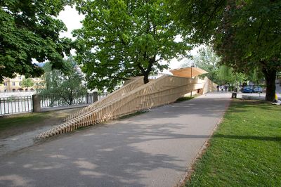 Plattform "... ich will an den Inn", gebaut von columbosnext im Auftrag von aut, 2008