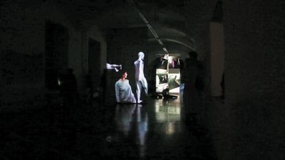 INTRA SPACE, Performance Screening SLEEP, Dominikanerbastei, Wien 2017