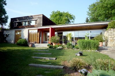 Haus K. in Unterolberndorf, Gartenseite