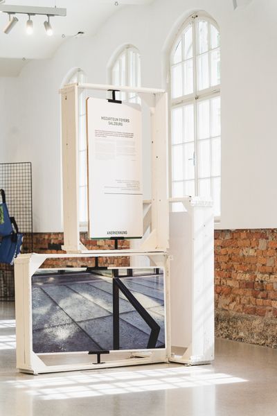 Ausstellung "Architekturpreis Land Salzburg 2024", gestaltet von Eva Zangerle