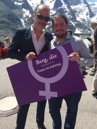 Andreas Zangl und Markus Meirhofer (Ausstellungsgestalter)