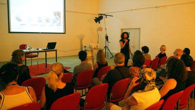 Marta Pelegrin - MEDIOMUNDO arquitectos – Einführung durch Heidrun Schlögl, Geschäftsführerin ORTE