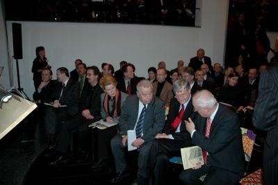 Eröffnung aut. architektur und tirol und Archiv für Baukunst am 14. Jänner 2005