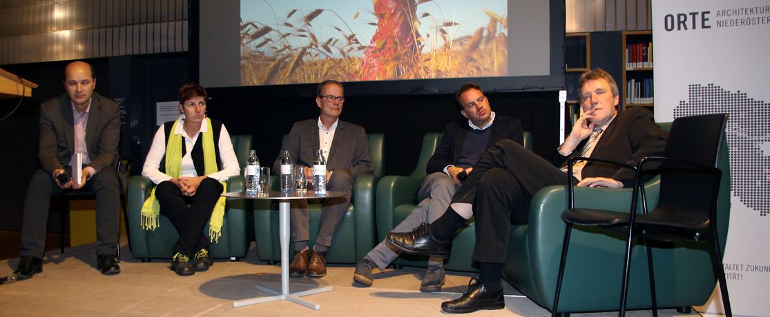 v.l.n.r.: Johannes Pressl, Astrid Rössler, Hannes Weitschacher, Robert Krasser, Johann Bröthaler