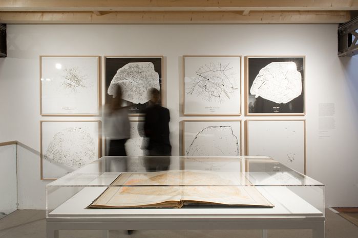 Blick in die Ausstellung „Paris Haussmann. Modèle de ville“, Paris