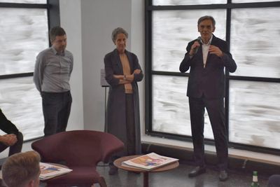 Ausstellungseröffnung mit Peter Apel , Louisa Hutton und Matthias Sauerbruch (Ausstellungskurator*innen)