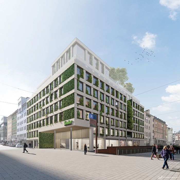 Zentrale Tiroler Versicherung, Innsbruck, Rendering