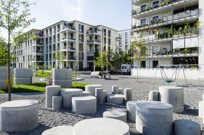 Hunziker Areal, Baugenossenschaft mehr als wohnen
